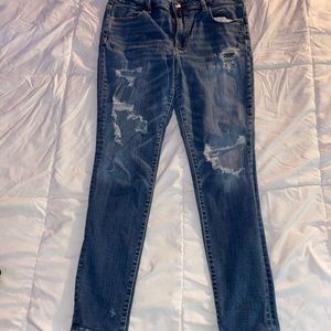 Distressed American Eagle jeans